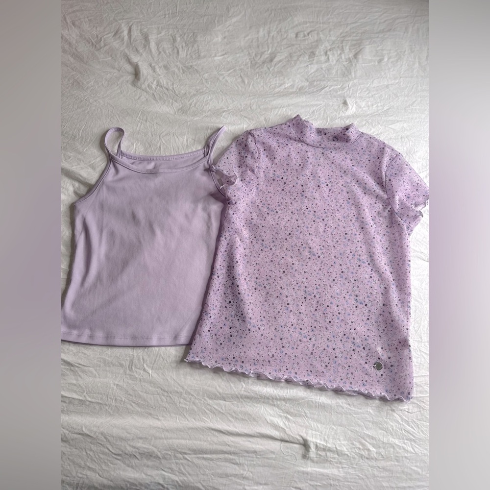 Justise Lavender shirt size 8